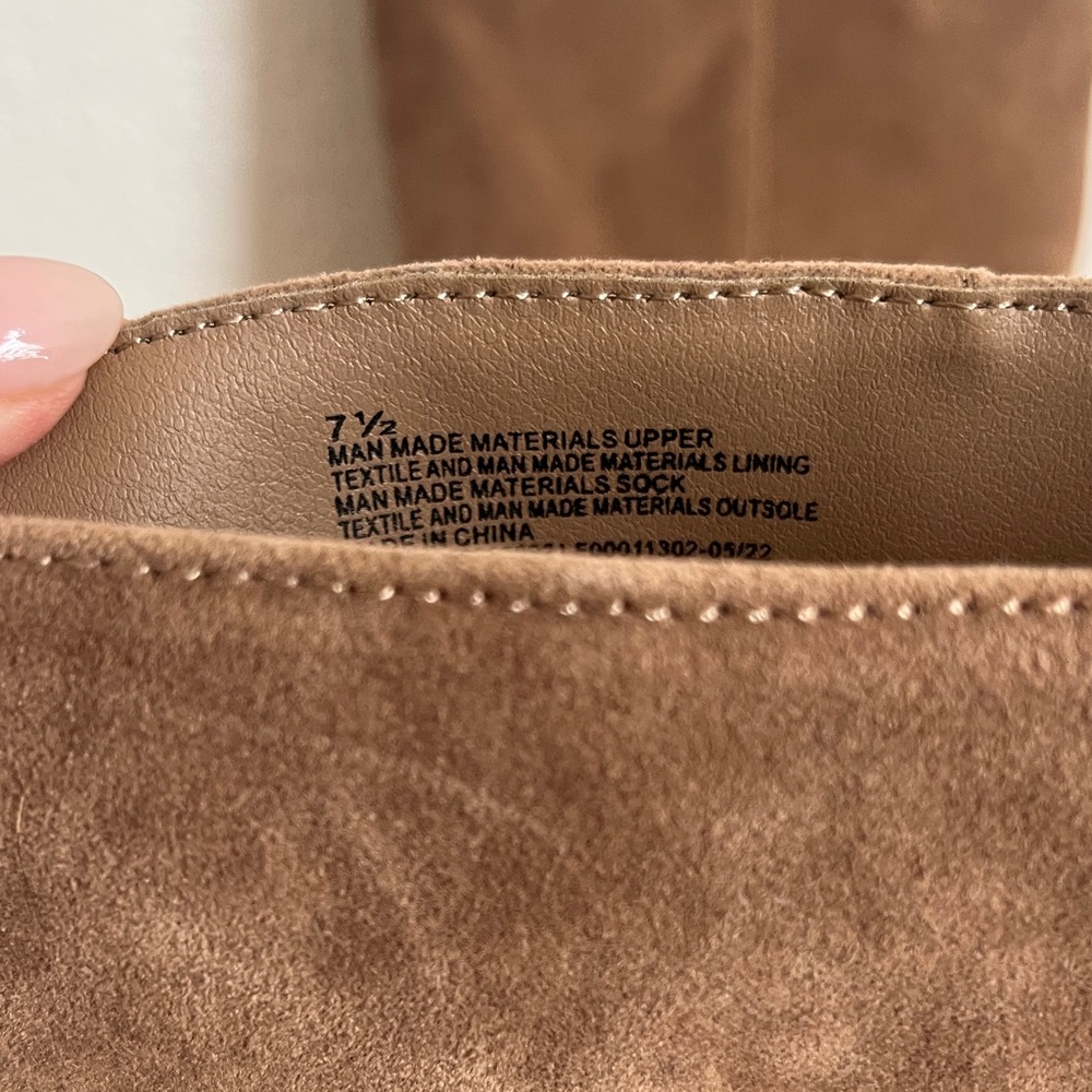 Universal Thread Brown Suede Knee-High Boots - image 2